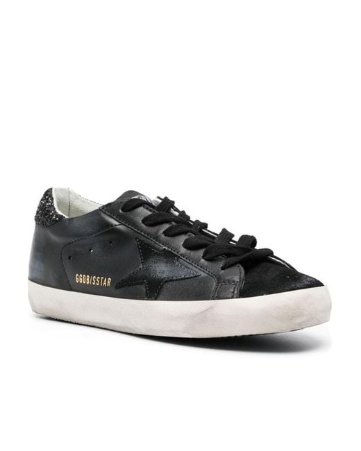 Golden Goose Deluxe Brand Black Superstar Low-Top Sneakers