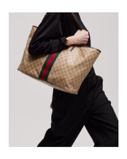 Gucci White Tribeca Large Tote Bag