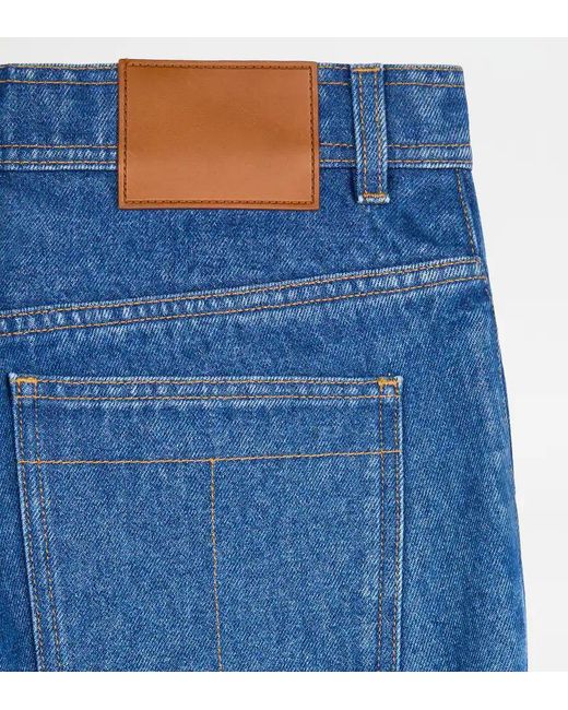 Tod's Blue Back-Patch Jeans