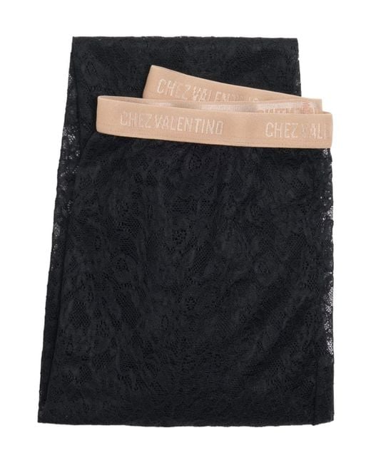 Valentino Black Lace Tights