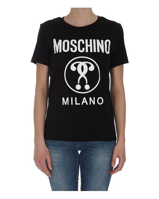 Moschino Black Logo Short-Sleeved T-Shirt