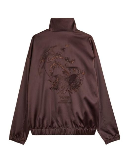 Y-3 Brown X Wales Bonner Satin Jacket for men