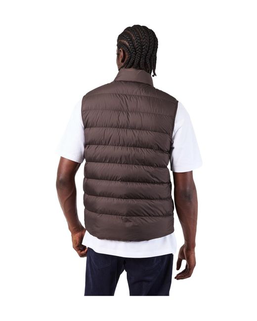 Moncler Brown Sleeveless Down Vest for men