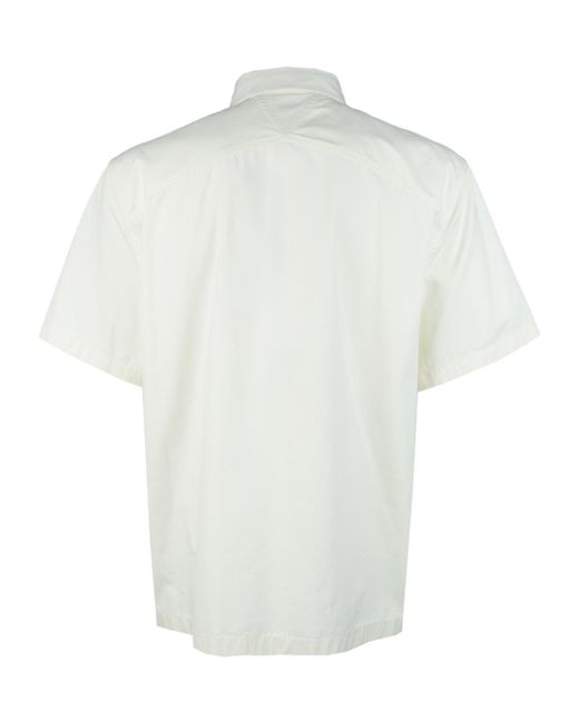 Bottega Veneta White Light Twill Shirt for men