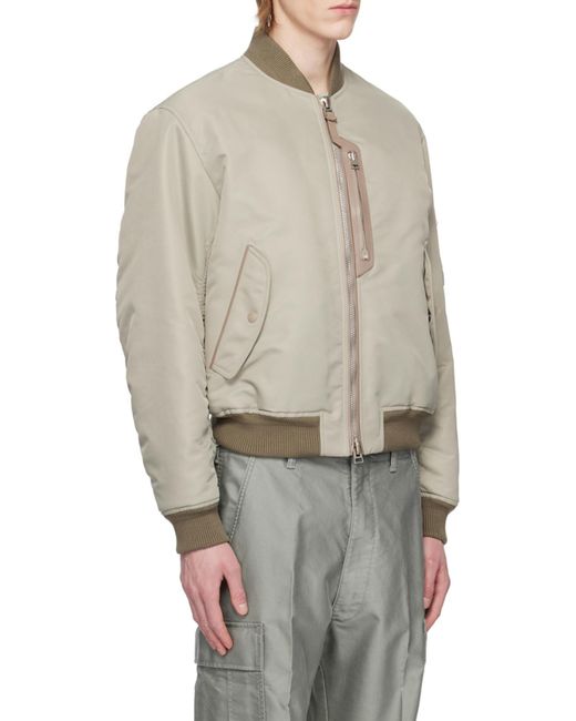 Tom Ford Natural Bomber Jacket for men