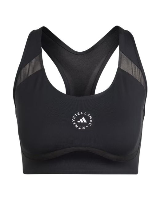 Adidas By Stella McCartney Black Truepurpose Power Impact Training Medium-Support Bra