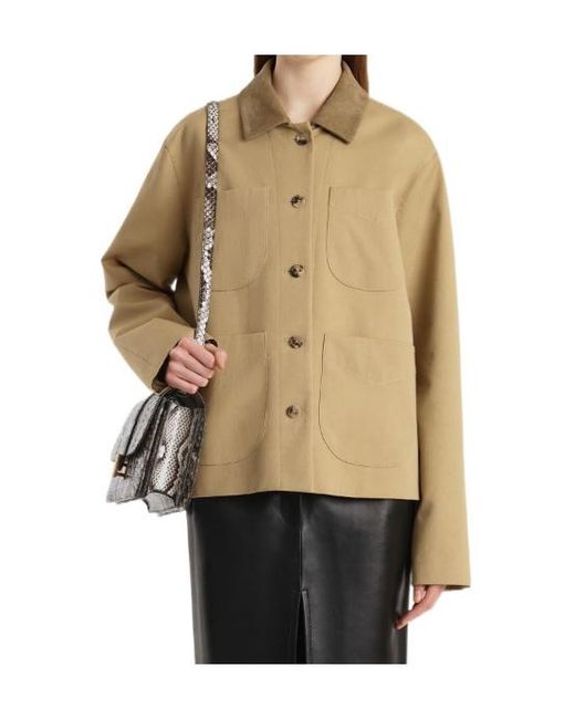 Khaite Natural Collared Casual Jacket