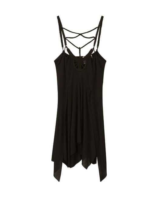 Isabel Marant Black Diana Sleeveless Dress