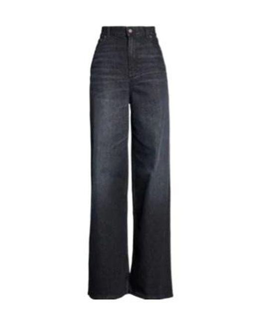 Chloé Blue High-Waisted Wide-Leg Jeans