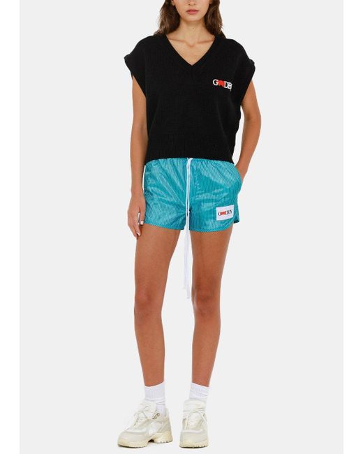 XOXOGOODBOY Blue Logo Shorts