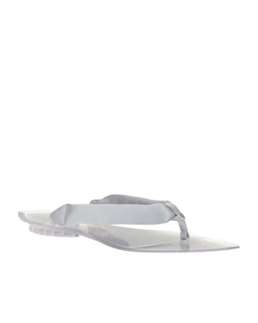 Alaïa White Flip-Flops Sandals
