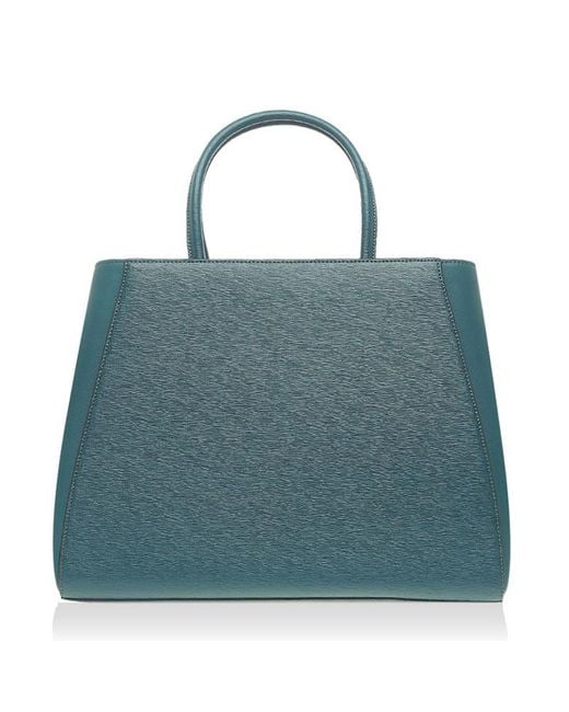 Fendi Blue Logo Handbag
