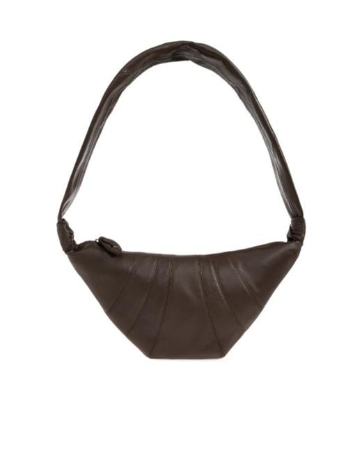 Lemaire Brown Croissant Medium Shoulder Bag for men