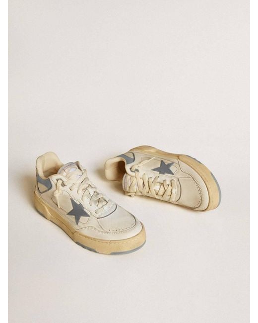 Golden Goose Deluxe Brand Natural Forty 2 Lace-Up Sneakers