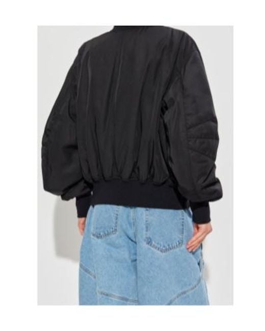 The Attico Black Bomber Jackets