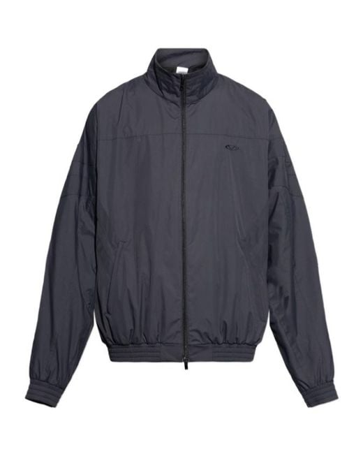 Vetements Blue Logo Casual Jacket for men