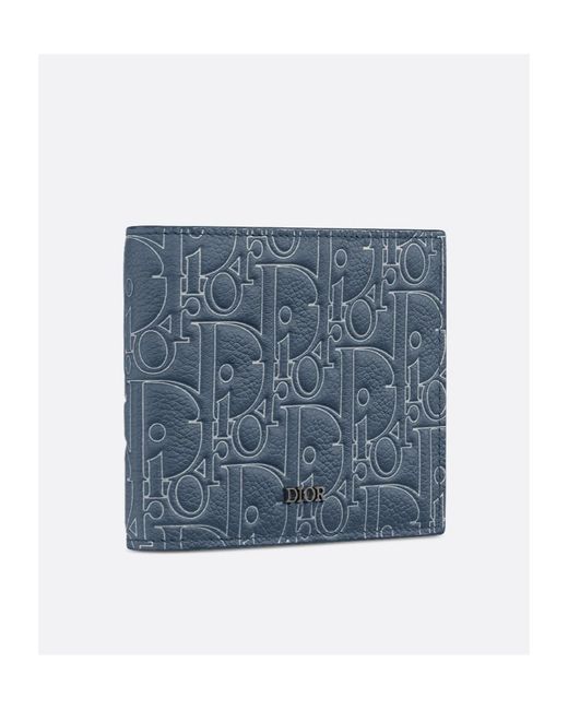 Dior Blue Bifold Wallet for men