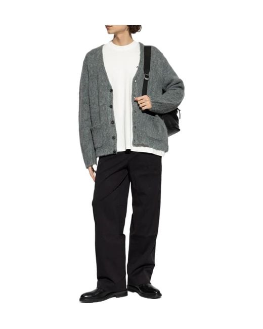 AllSaints Gray Tobie Knit Cardigan