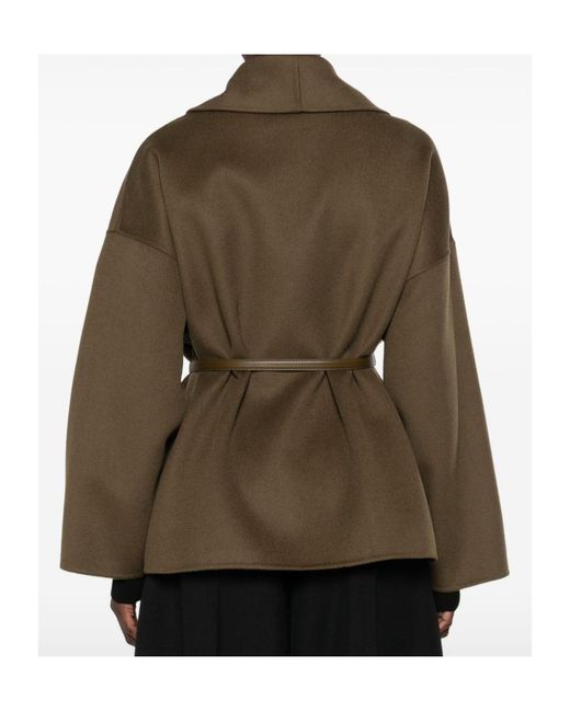 Max Mara Brown Long-Sleeved Coat
