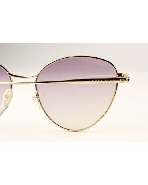 Longchamp Pink Oval Frame Sunglasses