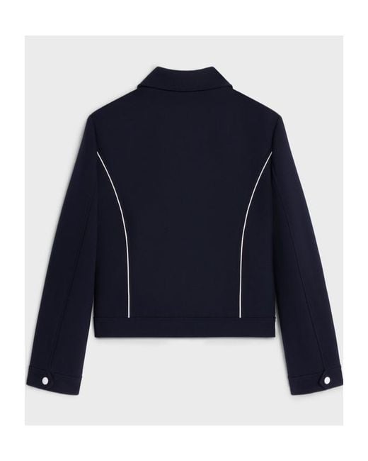 Céline Blue Chelsea Blouson Jacket