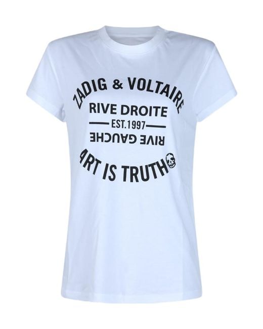Zadig & Voltaire Blue Walk Short-Sleeve T-Shirt