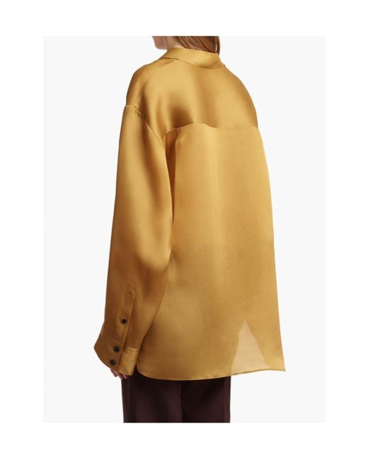 Khaite Yellow Matteo Top