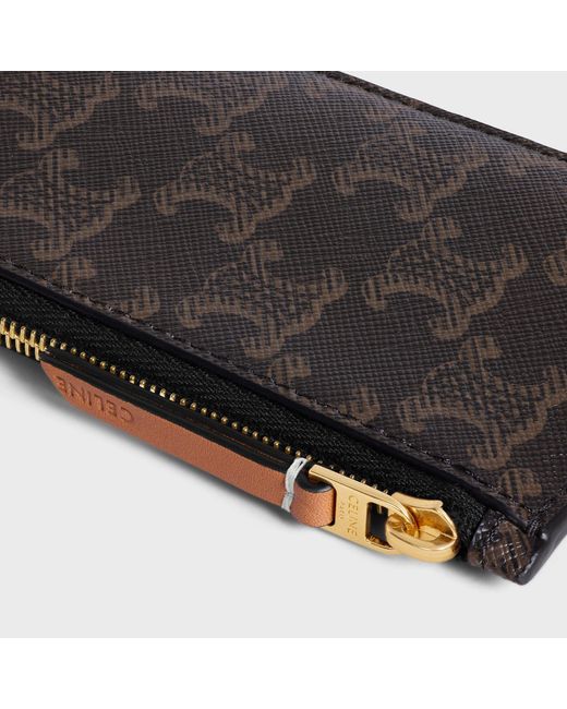 Céline Black Long Zipped Card Holder