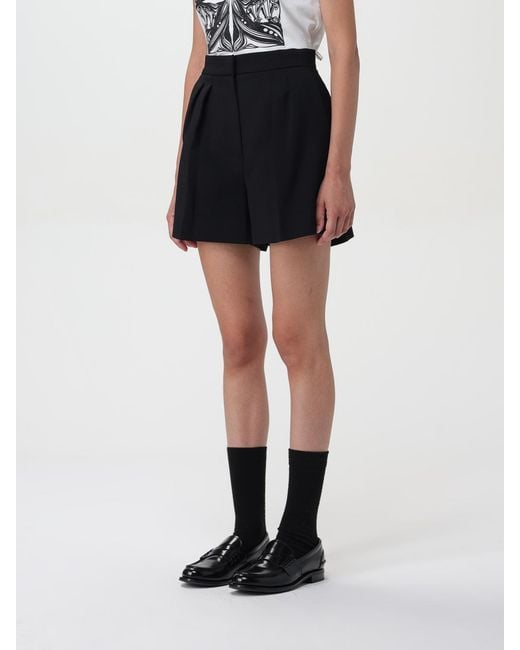 Max Mara Black Giugno Pleat Detailed Shorts