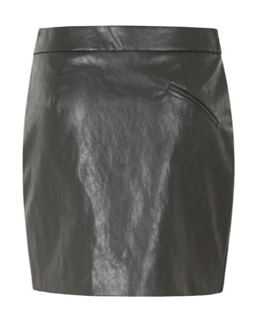 FEDERICA TOSI Gray Asymmetrical Skirt