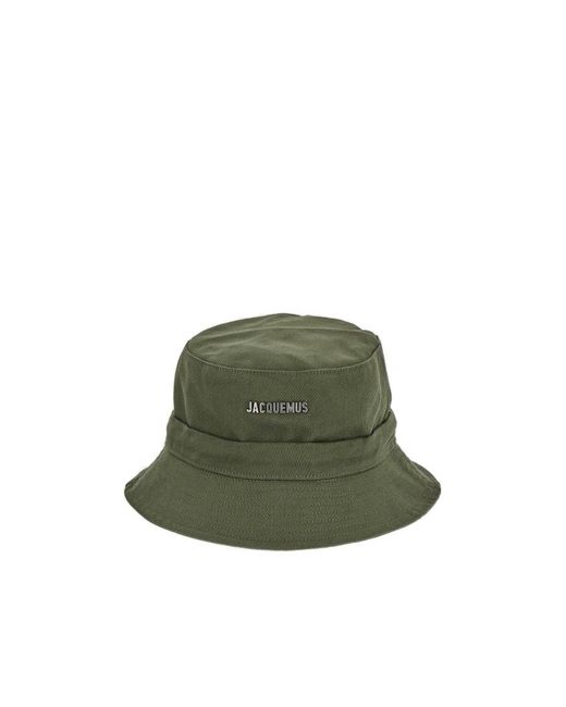 Jacquemus Green Le Bob Gadjo Drawstring Bucket Hat