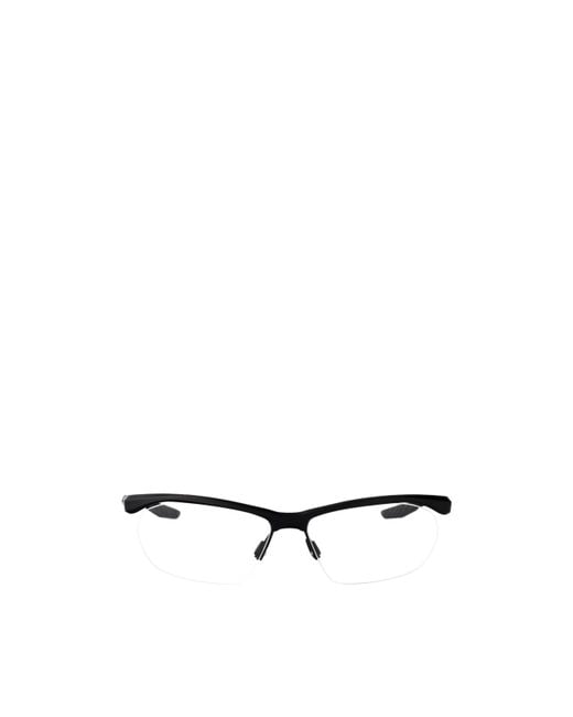Nike White Geometric Frame Plain Mirror for men