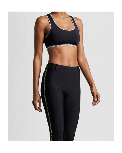 Moschino Black Crew-Neck Sports Tank Top