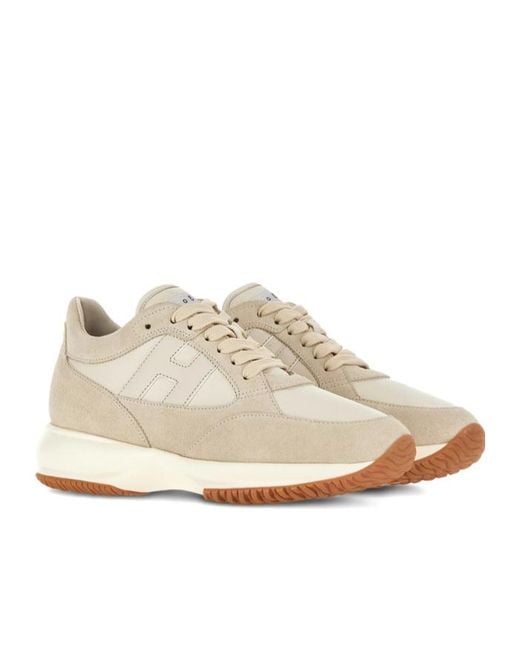 Hogan White Interactive Low-Top Sneakers