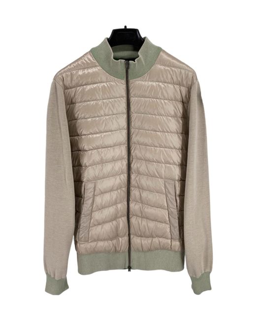 Herno Brown Zippered Casual Jacket for men