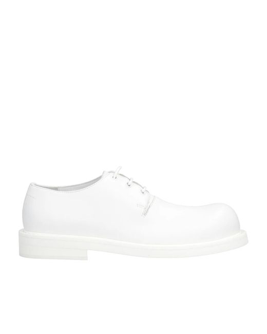 MM6 by Maison Margiela White Minimalist Casual Flat Shoes
