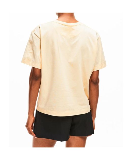 McQueen Natural Alex Logo T-Shirt