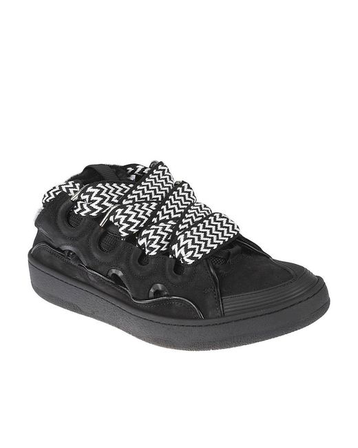 Lanvin Black Logo Casual Shoes for men