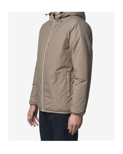 K-Way Brown Levrai 4.0 Claude Jacket for men
