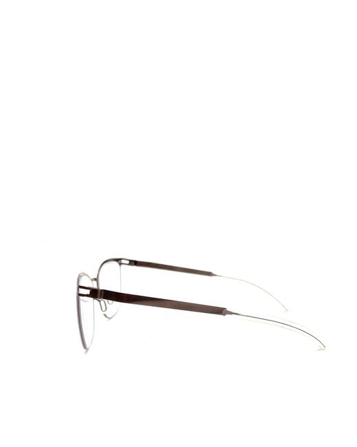Mykita Metallic Meghan Rectangular Frame Glasses
