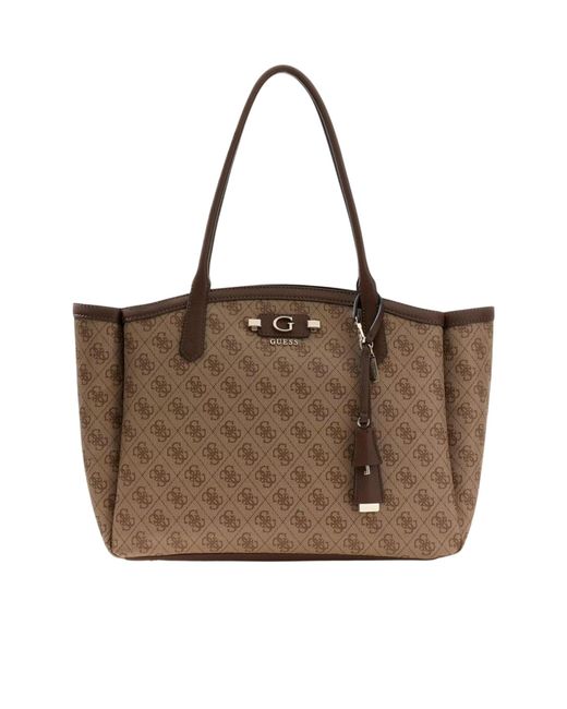 Guess Brown Double-Handle Handbag