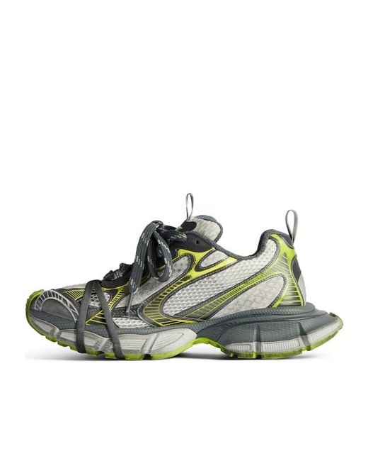 Balenciaga Green 3Xl Lace-Up Sneakers for men
