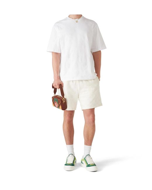 Casablanca White Butterfly T-Shirt for men