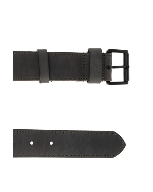 AllSaints White Square Buckle Belt for men