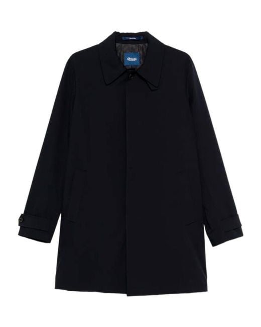 Drumohr Blue Single-Breasted Jacket for men