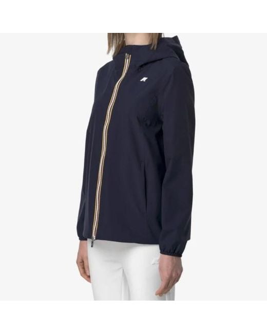 K-Way Blue Marguerite Stretch Jacket