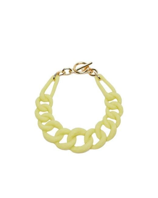 Max Mara Metallic Logo Necklace