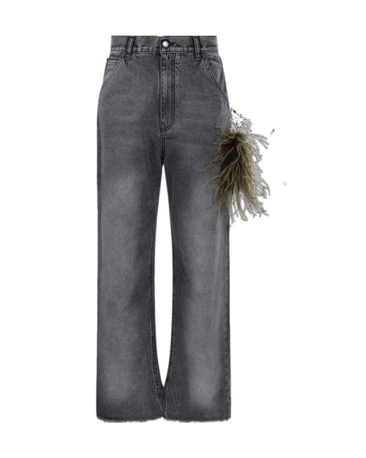 DARKPARK Gray Belt Loop Jeans