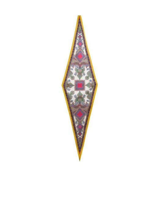 Etro Multicolor Paisley Printed Scarf for men