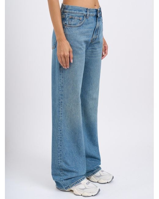 Haikure Blue Five-Pocket Denim Trousers